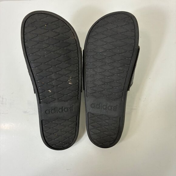 Adidas Adilette Comfort Slides Women’s Size 7 Slip-On Mountain Logo - Picture 7 of 8